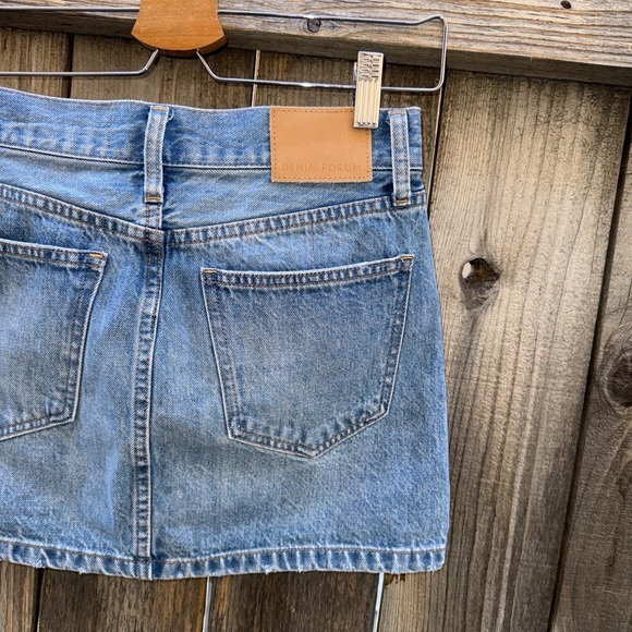 Denim Forum The '90s Ricci Denim Skirt Size 24 - Picture 10 of 16